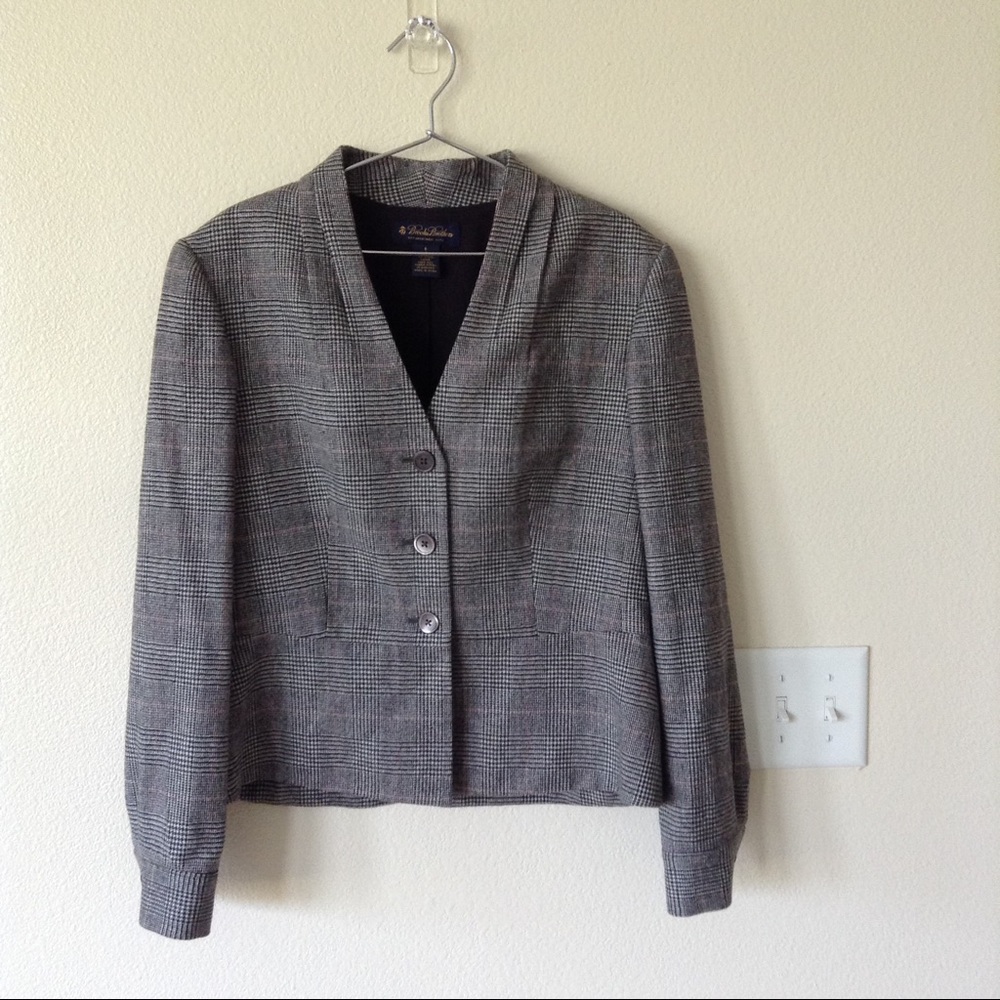 Brooks Brothers Houndstooth Blazer